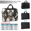 YYHWHJDE Black White Gold Foil Marble pattern Fashionable and ultra-thin shoulder laptop bag 15.6 inch Shockproof soft lining view 2