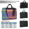 YYHWHJDE Rainbow Flag pattern Fashionable and ultra-thin shoulder laptop bag 13 inch Shockproof soft lining view 2