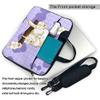 YYHWHJDE Cute golden monkey pattern Fashionable and ultra-thin shoulder laptop bag 15.6 inch Shockproof soft lining view 3
