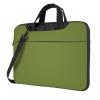 YYHWHJDE Solid dark green pattern Fashionable and ultra-thin shoulder laptop bag 15.6 inch Shockproof soft lining view 1