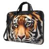 YYHWHJDE Tiger Face pattern Fashionable and ultra-thin shoulder laptop bag 15.6 inch Shockproof soft lining view 1