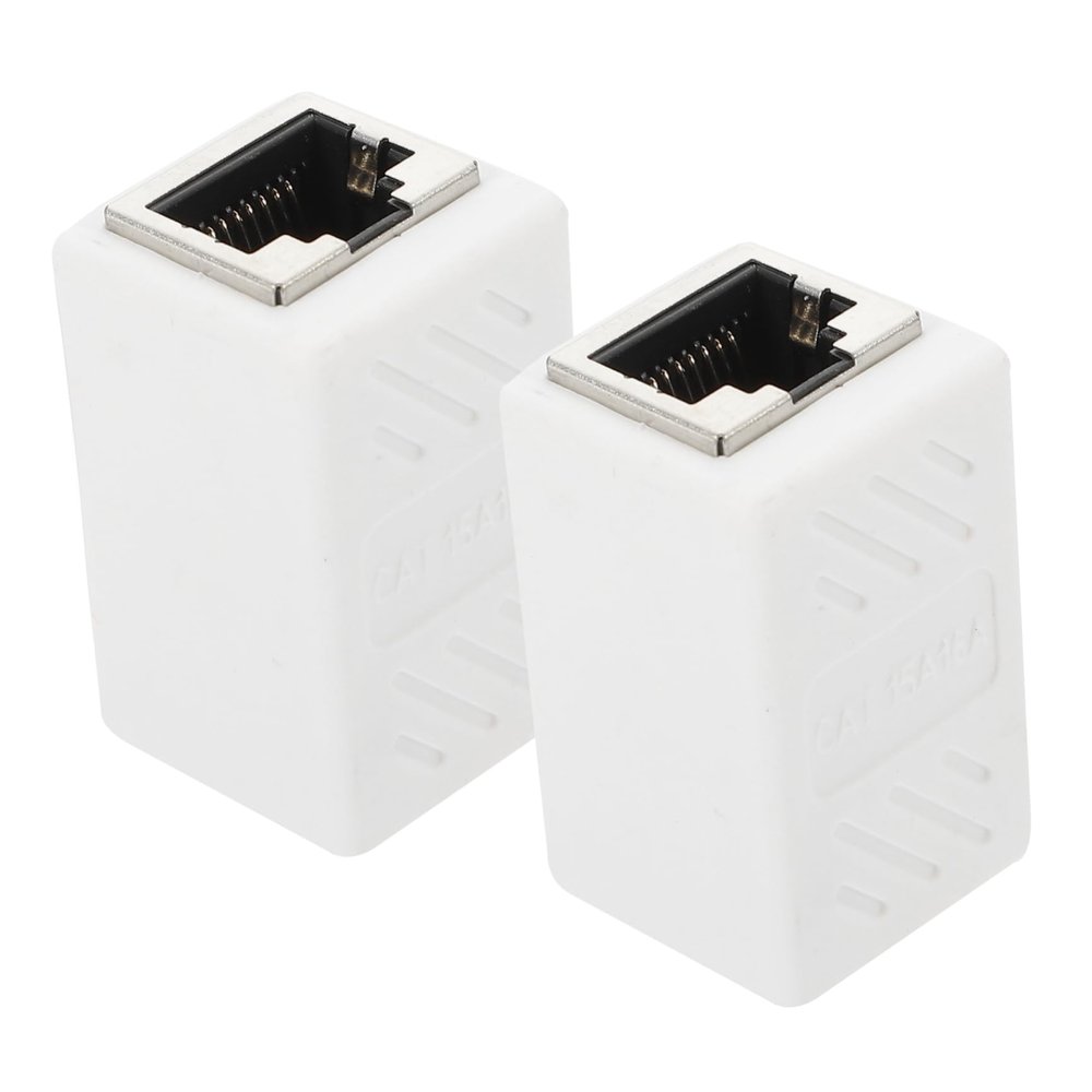 OSALADI 6pcs Ethernet Coupler Connector Female to Female Adapter for Network Cables Easy Installation for Upgrading Network