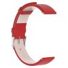 18mm PU Leather Band Compatible with Garmin Venu 2S Straps Women Men, Leather Strap Replacement Bracelet Bands Strap Wrist Band for Garmin Venu 2S (Red) view 2