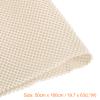 Rebower Speaker Grill Cloth Stereo Mesh Fabric Protective Dustproof Cloth, [for Home Speaker Repair] - 19.7 Inch x 63 Inch/Beige view 2