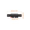 Rebower Spring Push Release Socket 2 Position Speaker Terminal Connector, [for Speaker, Audio Player] - 42mm / Red Black / 4 Pcs view 2
