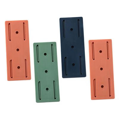 Artibetter 4pcs Wire Board Storage Power Strip Bracket Stand Cable Patch Panel Hanger Adhesive Punch Outlet Holder Wall Mount Power Strips Holder Magnetic Socket Television Acrylic Glue