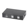 HOMSFOU Portable USB Printer Sharing Controller with Ports Setup for Dual Computer Use Design Compatible with Windows Xp view 3