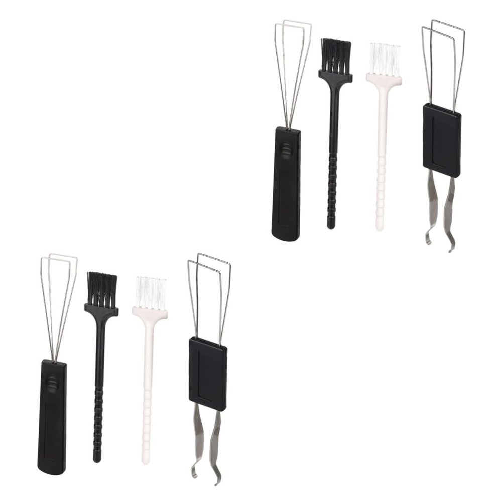 Hemoton 2sets Keyboard Cleaning Kit with Keycap Pullers Multi-Function Portable Dust Removal Tool for Lightweight Brush for Electronics and Circuit Boards Cleaning