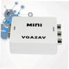 Gadpiparty Vga to Video Audio Converter Computer to Tv Adapter High Resolution Adapter view 3