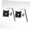 Hemoton 6sets Metal Cold Shoe Flash Adapter Mount Camera Stand Bracket Secure Clamping-Style Design Compatible Flashes for Photographers view 2