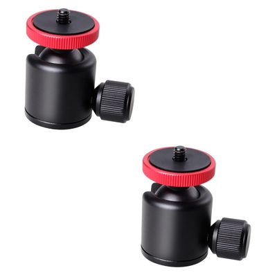 Hemoton 2pcs Thread Mount Camera Tripod Rotatable Camera Mount Stand for Camcorder Led Light Microphone Easy No Tools Needed Compatible Screw