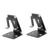 HOMSFOU 2pcs Folding Tablet Stand Cell Phone Holder for Desk Phone Stand Charging Jack view 1