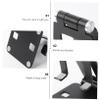 HOMSFOU 2pcs Folding Tablet Stand Cell Phone Holder for Desk Phone Stand Charging Jack view 3