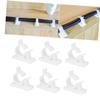 jojofuny 40pcs Self-Adhesive Adjustable Cable Clips for Wire Management Cord Organizers for Home Office and Garden Use Easy to Install White view 2