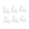 jojofuny 40pcs Self-Adhesive Adjustable Cable Clips for Wire Management Cord Organizers for Home Office and Garden Use Easy to Install White view 3