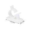 jojofuny 40pcs Self-Adhesive Adjustable Cable Clips for Wire Management Cord Organizers for Home Office and Garden Use Easy to Install White view 4
