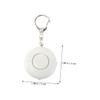 jojofuny 2pcs Emergency Personal Alarm Keychain Sound Lightweight Alarm for Women Joggers and Workers view 4