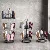 Shoe Rack Organizer Shoe Drying Rack Outdoor Balcony Shoe Rack Floor Rotating Shoe Rack Shoe Shelf (Color : White) view 2