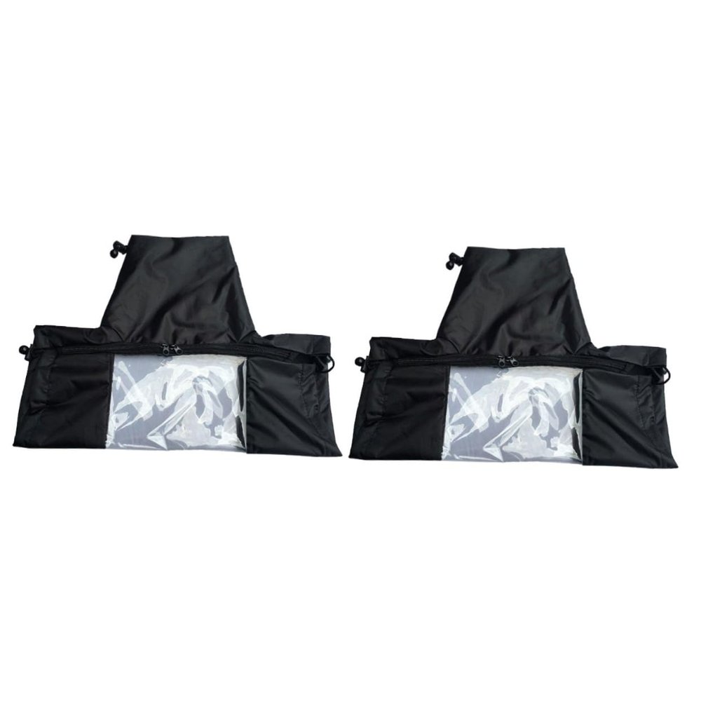 Gadpiparty 2pcs Camera Rain Cover Transparent Window for Photography Enthusiasts Fit for Standard Lenses and Material