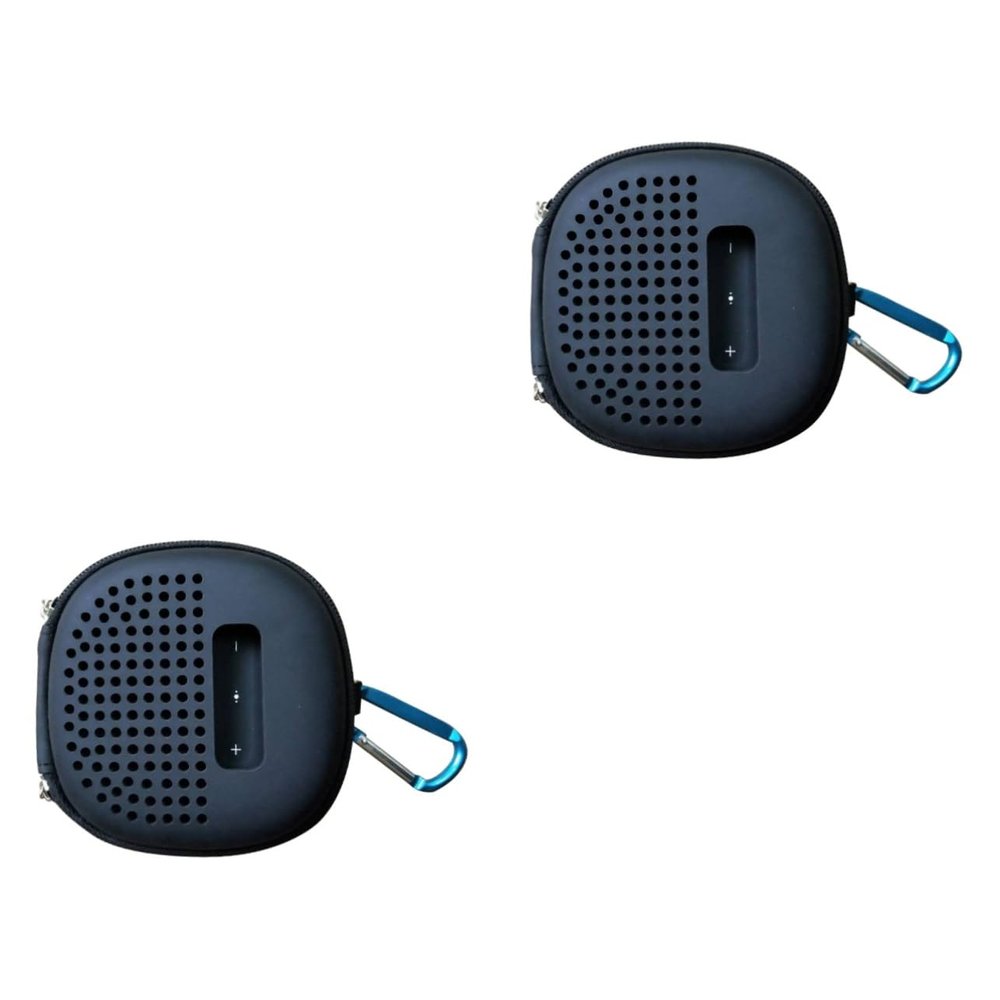 Gadpiparty 2pcs Audio Speaker Storage Bag Portable Protective Case for Random Design Bungee Band for Travel and Organization of Devices