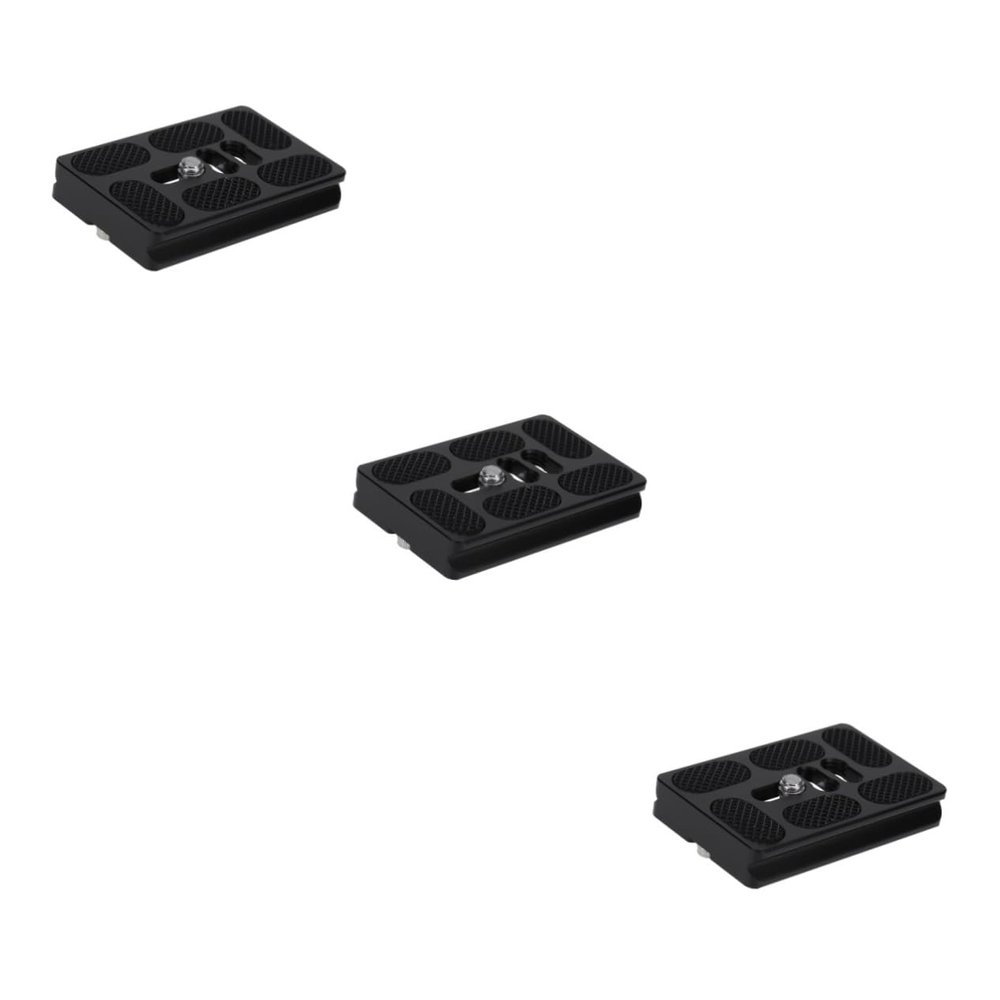 Gadpiparty 3pcs Quick Release Plate Camera Accessory Screw Lightweight and Removable for Tripod and Use for Photographers and Videographers
