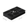 Gadpiparty 3pcs Quick Release Plate Camera Accessory Screw Lightweight and Removable for Tripod and Use for Photographers and Videographers view 2