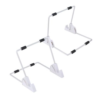 Hemoton Lazy Tablet Mount Aluminum Desktop Stand for Tablets Versatile Hands Holder for Video Watching Reading and Gaming Sturdy and Design White