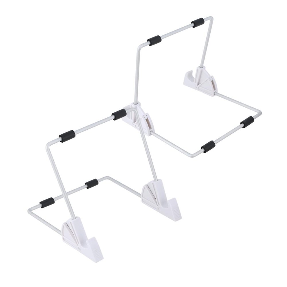 Hemoton Lazy Tablet Mount Aluminum Desktop Stand for Tablets Versatile Hands Holder for Video Watching Reading and Gaming Sturdy and Design White