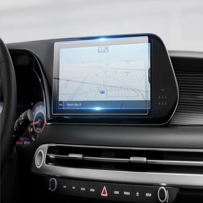 ZFM Tempered Glass Screen Protector Compatible With Hyundai Palisade 2023 2024,9H Hardness,High Definition,Protecting Palisade 12.3 Inch Center Touch Screen