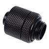 Alphacool Clear Alphatube HF Tubing (3 meter) and Eiszapfen G1/4" to 10mm ID, 13mm OD Compression Fittings Bundle, Deep Black, 12-pack view 3
