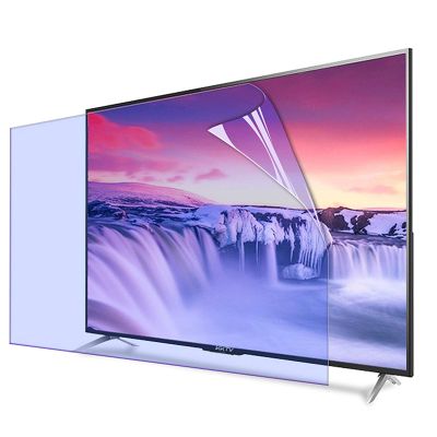 GdniA 86 Inch Matte Anti-Glare Filter Film, Anti Blue Light PET TV Screen Protector Anti Scratch Protection Panel for Relieve Eye Strain And Sleep Better, 1925x1100mm