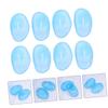 Healvian 36pcs Comfortable Silicone Ear Covers for Hair Dyeing and Oiling Reusable Earmuffs Sky for Home and Salon Use view 2