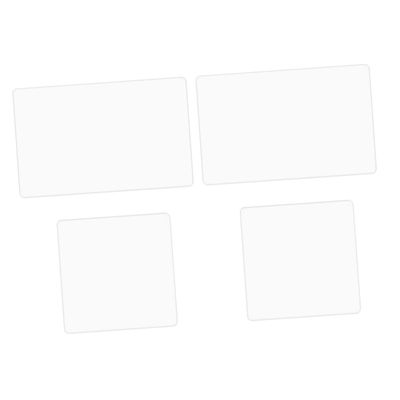 Hemoton 4pcs Tempered Glass Screen Protector for -scratch Bubble Lens Film Compatible Display and Lens Easy Installation