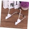 jojofuny 3pcs Tablet Stand Holder Aluminum Lazy Desktop Bracket for Tablets Height and Angle for Hands Viewing Compatible Flat Devices White view 2