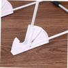 jojofuny 3pcs Tablet Stand Holder Aluminum Lazy Desktop Bracket for Tablets Height and Angle for Hands Viewing Compatible Flat Devices White view 4