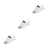 HOMSFOU 3pcs 3 3-Port 2.0 Hub Single Ultra Thin for Laptops/desktops White High Performance Components view 1
