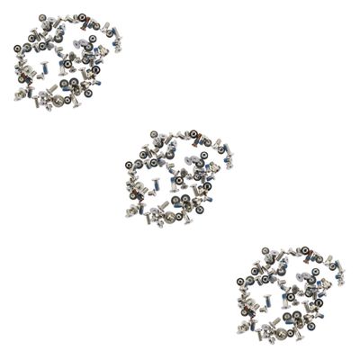 HOMSFOU 3pcs Set Full Screw Set Replacement for 7 Includes Bottom Pentalobe Screw Damaged Screw Extractor Repair Tool