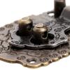 2Pcs Antique Bronze Furniture Wooden Box Hinge + 1pcs Brass Hardware Antique Bronze Wooden Box Cabinet Toggle Latch Hasp. view 4