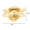 2pcs Wooden Box Lock Buckle, Furniture Hardware Jewelry Box Suitcase Hinge 38 * 49 Mm. view 2