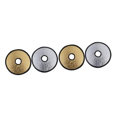 Gadpiparty 2pcs Foldable Dual-Sided Photography Reflector Light Diffuser Lightweight Camera Reflecting Plate for Natural Macro Photography Softens Harsh Light Shadows