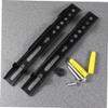 Gadpiparty Adjustable Steel Tv Wall Mount Bracket for Televisions Low Profile Design Compatible Models Easy Installation Black Finish view 2