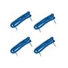 iSoHo Phones Bundle of 4 Telephone Cord Handset Curly - 2 Sets (2 x 15ft, 2 x 25ft) - Crisp Sound, Easy to Use - Perfect for Home or Office - Classic Blue view 1