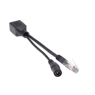 AJOHBM 100PCS Cable Passive Power Over Ethernet Adapter Cable Splitter RJ45 Injector Power Supply Module