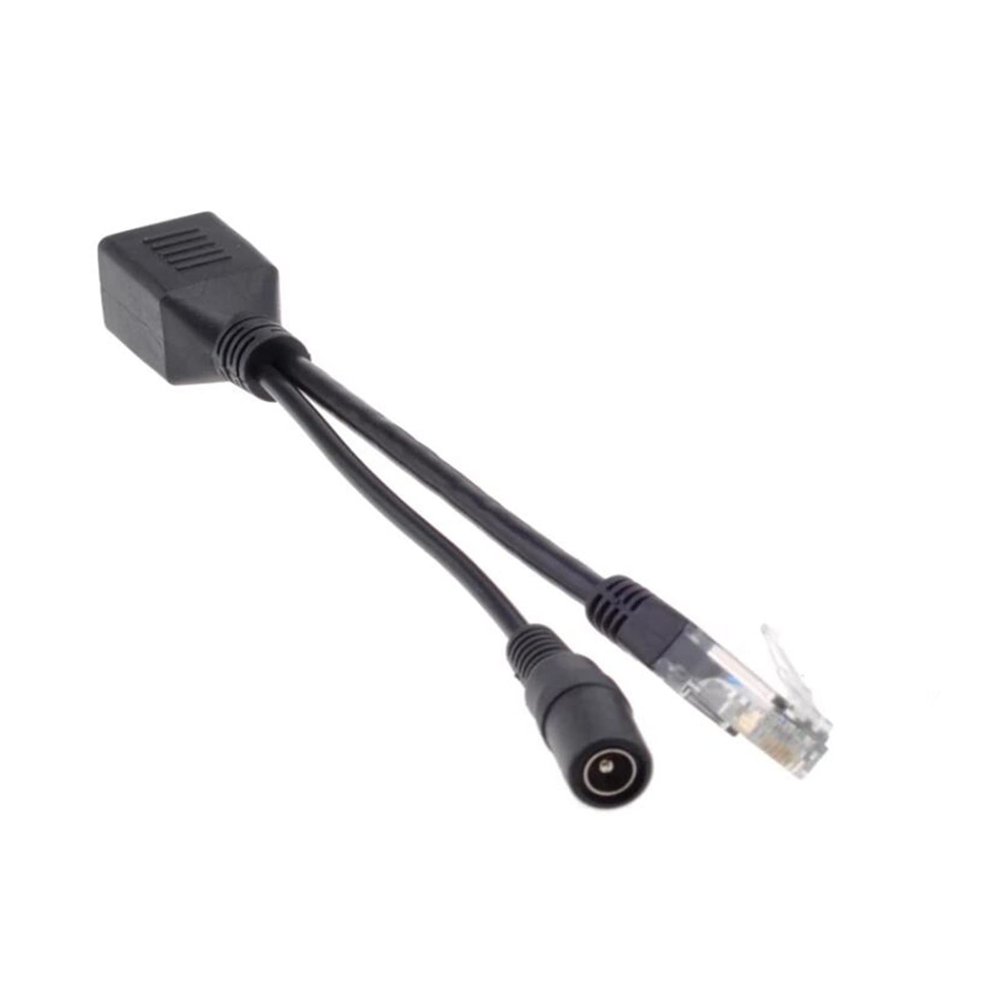 AJOHBM 100PCS Cable Passive Power Over Ethernet Adapter Cable Splitter RJ45 Injector Power Supply Module