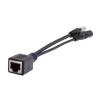 AJOHBM 100PCS Cable Passive Power Over Ethernet Adapter Cable Splitter RJ45 Injector Power Supply Module view 3