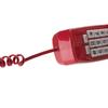 iSoHo Phones Bundle of 4 Telephone Cord Handset Curly - 2 Sets (2 x 15ft, 2 x 25ft) - Crisp Sound, Easy to Use - Perfect for Home or Office - Crimson Red view 4