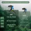 40X60 High Power Monocular Telescope with Smartphone Adapter Tripod Travel Bag, Larger Vision Monoculars for Adults with BAK4 Prism & FMC Lens, Suitable for Bird Watching Hunting Hiking Camping Black view 2