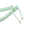 iSoHo Phones Bundle of 6 Telephone Cord Handset Curly - 2 Sets (3 x 15ft, 3 x 25ft) - Crisp Sound, Easy to Use - Perfect for Home or Office - Earth Day Green view 3