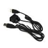 ImBros 100CM Car Dash Flush Mount AUX USB Port Panel Auto Boat Dual USB Extension Cable Adapter Car Accessories view 1