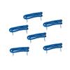 iSoHo Phones Bundle of 6 Telephone Cord Handset Curly - 2 Sets (3 x 15ft, 3 x 25ft) - Crisp Sound, Easy to Use - Perfect for Home or Office - Classic Blue view 1